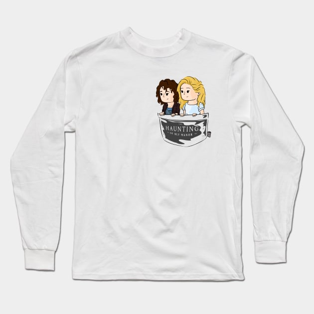 Dani & Jamie - Pocket Long Sleeve T-Shirt by SleepyInPsych